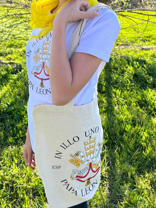 Camiseta pañuelo bolsa visita papa